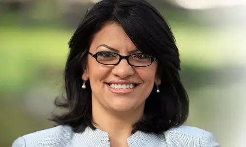 വെസ്റ്റ്ബാങ്ക് സന്ദര്‍ശനത്തില്‍ നിന്ന് പിന്‍മാറുന്നതായി  ഡെമോക്രാറ്റ് അംഗം റാഷിദ തലൈബ്