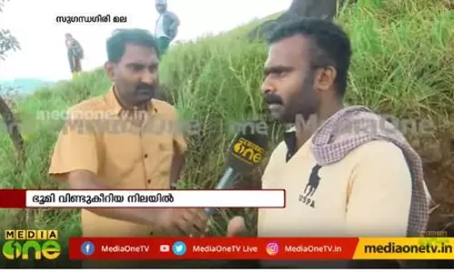 സുഗന്ധഗിരി മലയില് വന്വിള്ളല് സുഗന്ധഗിരി മലയില് വന്വിള്ളല്