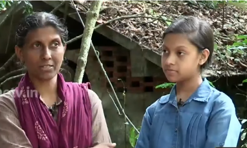 ശാന്തിവനത്തിന്റെ ഉടമകളായ മീന മേനോനും മകളും അതിഥിയില്‍