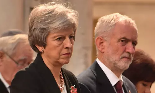 ബ്രക്സിറ്റ് ചര്ച്ച വീണ്ടും പാളി; തെരേസ മേയും പ്രതിപക്ഷ നേതാവ് ജെറമി കോര്ബിനും ഇരുവഴിക്ക് പിരിഞ്ഞു ബ്രക്സിറ്റ് ചര്ച്ച വീണ്ടും പാളി; തെരേസ മേയും പ്രതിപക്ഷ നേതാവ് ജെറമി കോര്ബിനും ഇരുവഴിക്ക് പിരിഞ്ഞു