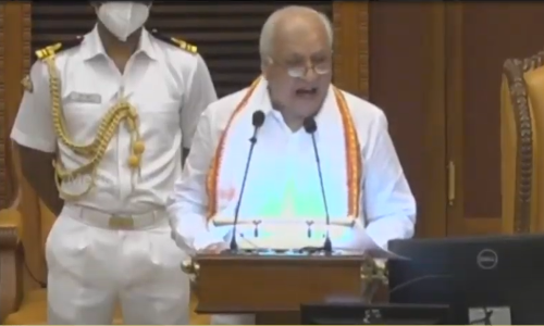 കേന്ദ്ര ഏജൻസികൾ സംസ്ഥാനത്തിന്‍റെ വികസന പദ്ധതികളെ തടസ്സപ്പെടുത്തിയെന്ന് ഗവര്‍ണര്‍