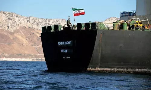 ബ്രിട്ടന്‍ പിടിച്ചെടുത്ത ഇറാനിയന്‍ എണ്ണക്കപ്പല്‍ ഗ്രേസ് വണ്‍ ജിബ്രാള്‍ട്ടര്‍ തീരം വിട്ടു  