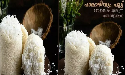 തൊട്ടാല്‍ പൊളിയുന്ന കണ്‍സ്ട്രക്ഷന്‍; വൈറലായി പാലാരിവട്ടം പുട്ട്