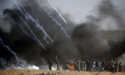 ഗാസ ബോര്‍ഡറില്‍ ഇസ്രായേല്‍ നടത്തിയ വെടിവെപ്പില്‍ മൂന്ന് ഫലസ്‍തീനികള്‍ കൊല്ലപ്പെട്ടു