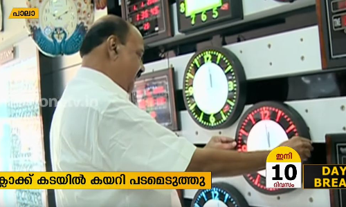 മാണി സി കാപ്പന്‍ ക്ലോക്ക് കടയില്‍ കയറിയപ്പോള്‍.. 