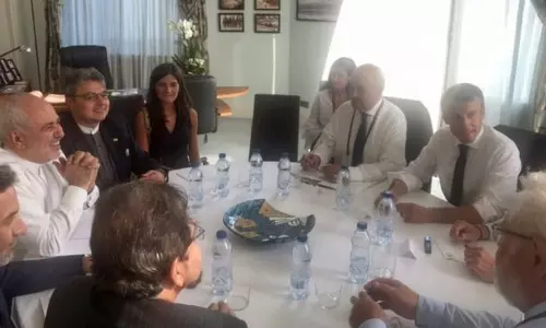 ജി 7 ഉച്ചകോടി വേദിയില്‍ അപ്രതീക്ഷിതമായി ഇറാന്‍ വിദേശകാര്യ മന്ത്രി