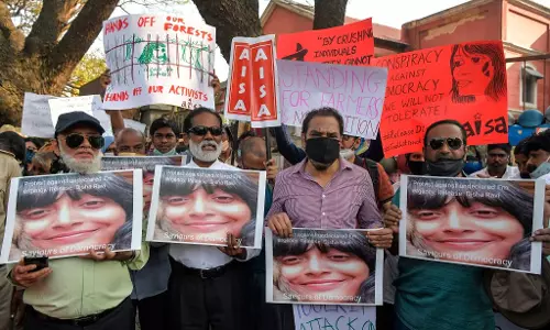 ദിശ രവി ഇന്ത്യക്കെതിരായ സാമ്പത്തിക യുദ്ധത്തിന് ശ്രമിച്ചുവെന്ന് എഫ്.ഐ.ആര്‍