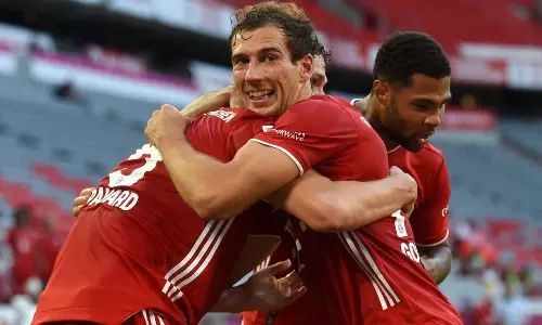 ബുണ്ടസ്ലിഗ കിരീടത്തിലേക്ക് ഒരുപടികൂടി അടുത്ത് ബയേണ് മ്യൂണിച്ച് ബുണ്ടസ്ലിഗ കിരീടത്തിലേക്ക് ഒരുപടികൂടി അടുത്ത് ബയേണ് മ്യൂണിച്ച്