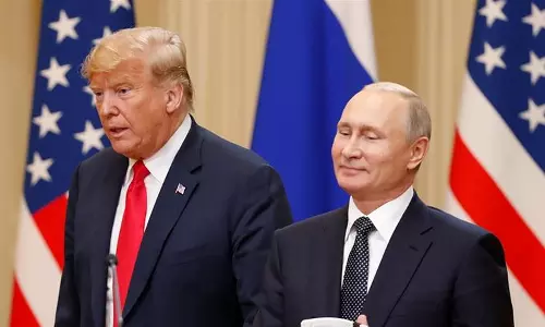 റഷ്യയുമായുള്ള ഐ.എന്.എഫ് ആണവായുധ കരാറില് നിന്ന് അമേരിക്ക പിന്മാറി റഷ്യയുമായുള്ള ഐ.എന്.എഫ് ആണവായുധ കരാറില് നിന്ന് അമേരിക്ക പിന്മാറി