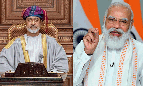 ഒമാന്‍ സുല്‍ത്താനുമായി ഇന്ത്യൻ പ്രധാനമന്ത്രി  ടെലിഫോണില്‍ സംസാരിച്ചു