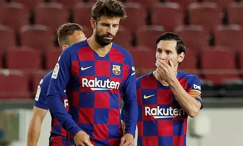 ബാഴ്‌സലോണ ലാലിഗ കിരീടം നേടാന്‍ സാധ്യത കുറവെന്ന് പിക്വെ