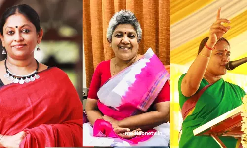 ‘ലതികയോട് ബഹുമാനം, ആണ്‍മേല്‍ക്കോയ്മ പ്രസ്ഥാനം നിയന്ത്രിക്കുന്ന പാര്‍ട്ടിയില്‍ പ്രവര്‍ത്തിച്ചു കൊണ്ട് ശോഭ‍ തുടരുന്ന പ്രതിഷേധം അമ്പരപ്പിക്കുന്നത്’; കെ.ആര്‍ മീര