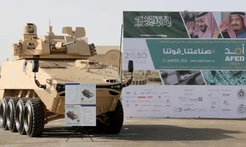 സൈനിക വ്യവസായത്തിൽ കൂടുതൽ നിക്ഷേപം നടത്താനൊരുങ്ങി സൌദി സൈനിക വ്യവസായത്തിൽ കൂടുതൽ നിക്ഷേപം നടത്താനൊരുങ്ങി സൌദി