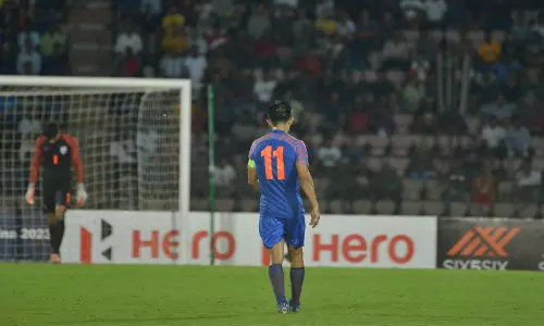 ലോകകപ്പ് യോഗ്യതാ റൗണ്ട്;  ഖത്തറിനെതിരെ സുനില്‍ ചേത്രി ഇറങ്ങുന്ന കാര്യത്തില്‍ സംശയം 