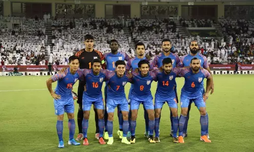 വീണ്ടും താഴേക്ക്; ഫിഫ റാങ്കിങില് ഇന്ത്യക്ക് തിരിച്ചടി വീണ്ടും താഴേക്ക്; ഫിഫ റാങ്കിങില് ഇന്ത്യക്ക് തിരിച്ചടി