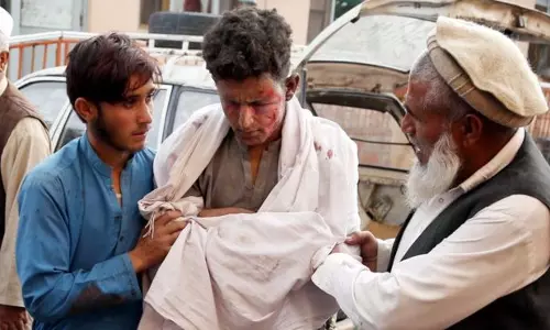 അഫ്ഗാനിസ്ഥാനിലെ പള്ളിയില്‍ ബോംബ് സ്ഫോടനം; 62 മരണം