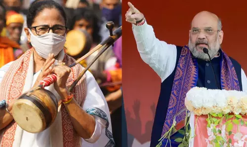 തെരഞ്ഞെടുപ്പ് കഴിയട്ടെ, മമതയും ജയ് ശ്രീറാം വിളിച്ച് തുടങ്ങും അമിത് ഷാ