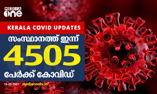 4505 പേര്‍ക്ക് കോവിഡ്; 4854 രോഗമുക്തി
