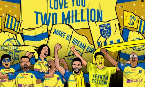 ഇന്‍സ്റ്റഗ്രാമില്‍ ഇരുപത് ലക്ഷം ഫോളോവേഴ്‌സുമായി കേരള ബ്ലാസ്‌റ്റേഴ്‌സ്