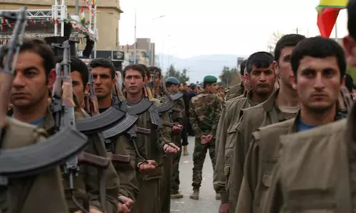 കുര്‍ദ് സായുധസേനയായ പി.കെ.കെയെ പ്രതിരോധിക്കാന്‍  തുര്‍ക്കിയുടെ സൈനിക നീക്കം