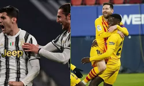 ബാഴ്സലോണക്കും യുവന്റസിനും തകര്‍പ്പന്‍ ജയം