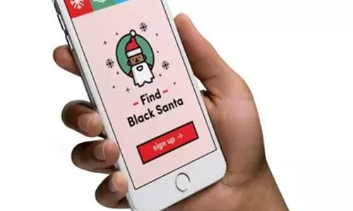 കറുത്ത സാന്തയെ കണ്ടെത്താന്‍ ആപ്