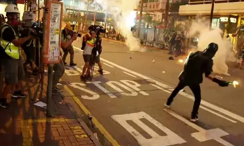 ഹോങ്കോങ് പ്രതിഷേധം പതിനേഴാം ആഴ്ചയിലേക്ക്