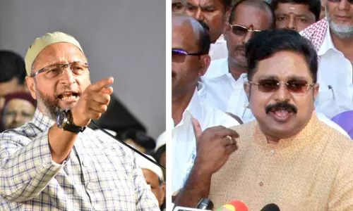 തമിഴ്‌നാട്ടില്‍ ദിനകരന്റെ പാര്‍ട്ടിയുമായി സഖ്യമുണ്ടാക്കി ഉവൈസി