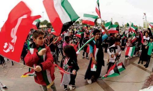 കുവൈത്ത് അറുപതാം ദേശീയ ദിനം ആഘോഷിച്ചു കുവൈത്ത് അറുപതാം ദേശീയ ദിനം ആഘോഷിച്ചു