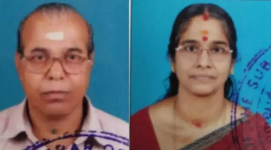 ഭാര്യയെ വെട്ടിക്കൊലപ്പെടുത്തി, ഭര്‍ത്താവ് തീ കൊളുത്തി ആത്മഹത്യ ചെയ്തു