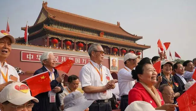 ചൈനീസ് ദേശീയ ദിനാഘോഷം; രാജ്യത്തെ അഭിസംബോധന ചെയ്ത് പ്രസിഡന്റ് ഷീജിന്‍ പിങ്