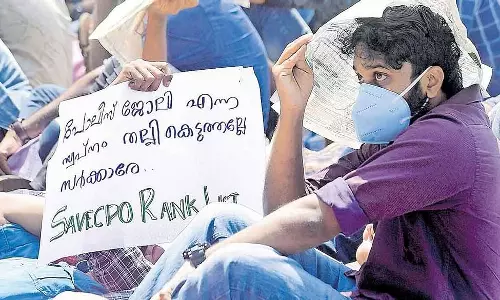സമരം ചെയ്യുന്ന ഉദ്യോഗാര്‍ഥികളുമായി മന്ത്രിതല ചര്‍ച്ച ഇന്ന്