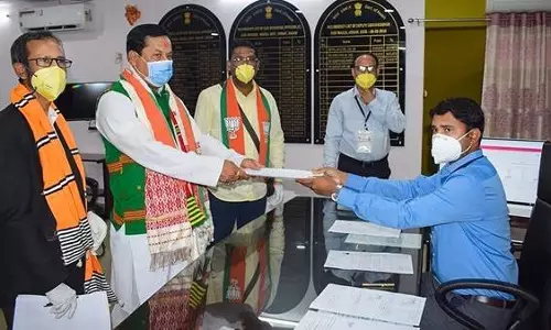 അസം മുഖ്യമന്ത്രി നാമനിര്‍ദേശ പത്രിക സമര്‍പ്പിച്ചു; സ്വത്തില്‍ 71 ശതമാനത്തിന്‍റെ വര്‍ധന