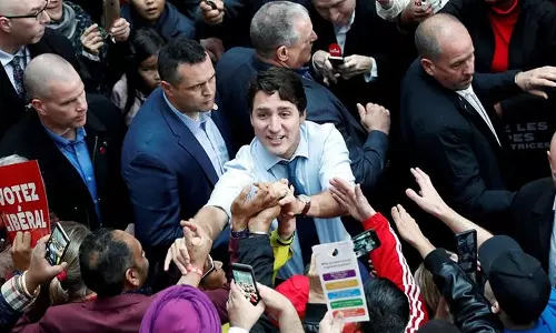 കാനഡയില്‍ ജസ്റ്റിന്‍ ട്രൂഡോക്ക് ഒറ്റക്ക് ഭൂരിപക്ഷം നേടാനാകില്ലെന്ന് സൂചനകള്‍