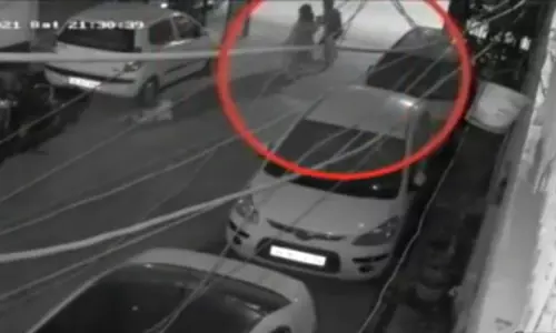 കവർച്ചാശ്രമത്തിനിടെ യുവതിയെ കുത്തിക്കൊലപ്പെടുത്തി; സിസിടിവി ദൃശ്യങ്ങൾ പുറത്ത്