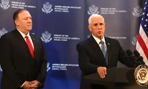 വടക്കന്‍ സിറിയയില്‍ സൈനിക നടപടി നിര്‍ത്തിവെയ്ക്കാന്‍ തുര്‍ക്കിയും അമേരിക്കയും തമ്മില്‍ ധാരണ