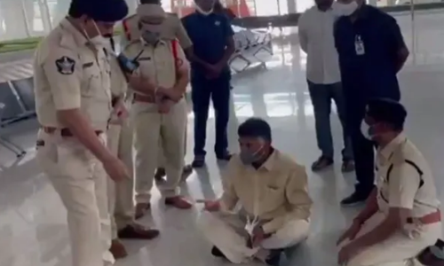 ചന്ദ്രബാബു നായിഡു പൊലീസ് കസ്റ്റഡിയില്‍