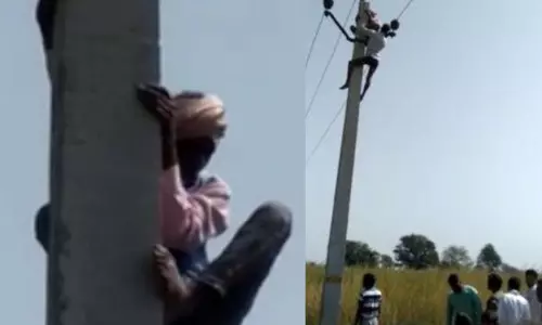 രണ്ടാം വിവാഹം മക്കള്‍ എതിര്‍ത്തു; ഇലക്ട്രിക് പോസ്റ്റില് കയറി ആത്മഹത്യാഭീഷണി മുഴക്കി അറുപതുകാരൻ