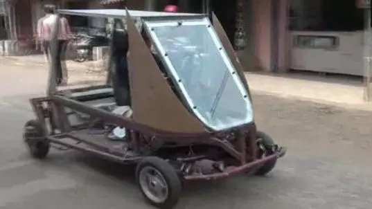 ഒറ്റ ചാര്‍ജില്‍ 300 കിലോ മീറ്റര്‍; സോളാര്‍ കാര്‍ നിര്‍മ്മിച്ച് ഒഡീഷയിലെ ഈ കര്‍ഷകന്‍