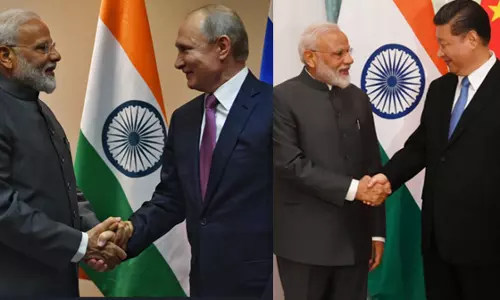 മോദി റഷ്യ, ചൈന രാഷ്ട്രത്തലവന്മാരുമായി കൂടിക്കാഴ്ച്ച നടത്തി 