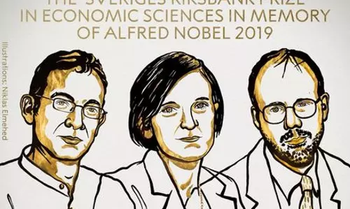 സാമ്പത്തിക നൊബേല്‍ ഇന്ത്യന്‍ വംശജന്‍ അഭിജിത് ബാനര്‍ജി ഉള്‍പ്പെടെ മൂന്ന് പേര്‍ക്ക് 