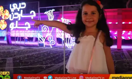 ദുബൈയിലെ സ്വയം പ്രകാശിക്കുന്ന പൂന്തോട്ടം