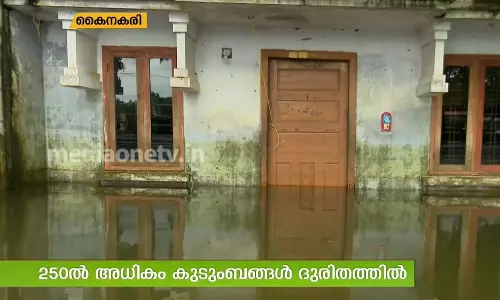 മടവീഴ്ച: പുറം ബണ്ട് നിർമ്മിക്കണമെന്ന് കൈനകരി പഞ്ചായത്തുകാര്‍