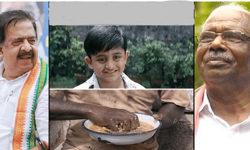 അന്നം മുടക്കാൻ യു.ഡി.എഫ് ഭക്ഷണത്തില്‍ മണ്ണുവാരിയിടുന്ന സിനിമാ രംഗം പങ്കുവെച്ച് എം.എം മണി