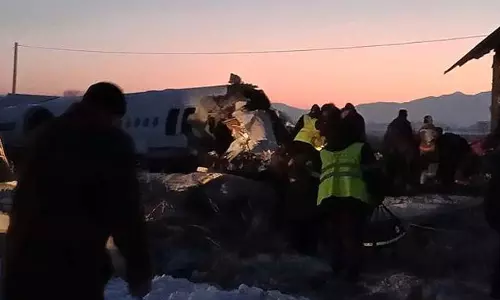 കസാഖിസ്ഥാനില്‍ വിമാനം തകര്‍ന്ന് 14 മരണം