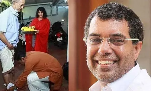 കണ്ണൂരൊക്കെ പണ്ട് പുതിയാപ്പിളമാര് വീട്ടിലേക്ക് വരുമ്പോ അളിയന്മാര് കാല് കഴുകാന് വെള്ളൊഴിച്ചു കൊടുക്കും...