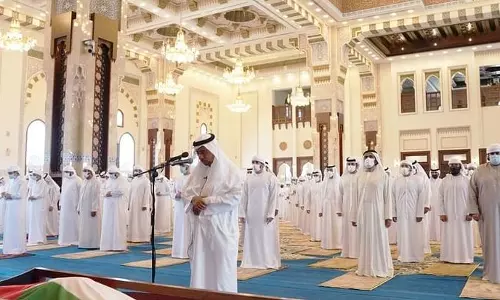 ശൈഖ് ഹംദാന് കണ്ണീരോടെ വിടചൊല്ലി യു.എ.ഇ