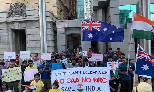 പെര്‍ത്തിലും മയാമിയിലും പൗരത്വ നിയമ ഭേദഗതിക്കെതിരെ പ്രതിഷേധം