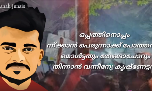 2000ത്തിന്‍ വരി നിര്‍ത്തിച്ചത് മറക്കാന്‍ 6000 അക്കൌണ്ട്ക്ക് വിട്ടന്നപ്പോ; പൗരത്വ നിയമ ഭേദഗതിക്കെതിരെ വേറിട്ട പ്രതിഷേധവുമായി പാണാളി ജുനൈസ്