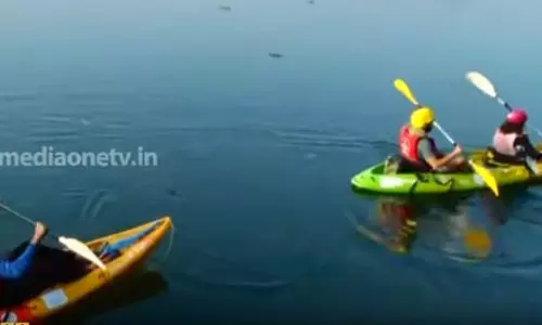 40 കിലോമീറ്റര്‍ സാഹസിക യാത്രയുമായി ബാക്ക് വാട്ടർ പാഡിൽ 2020  